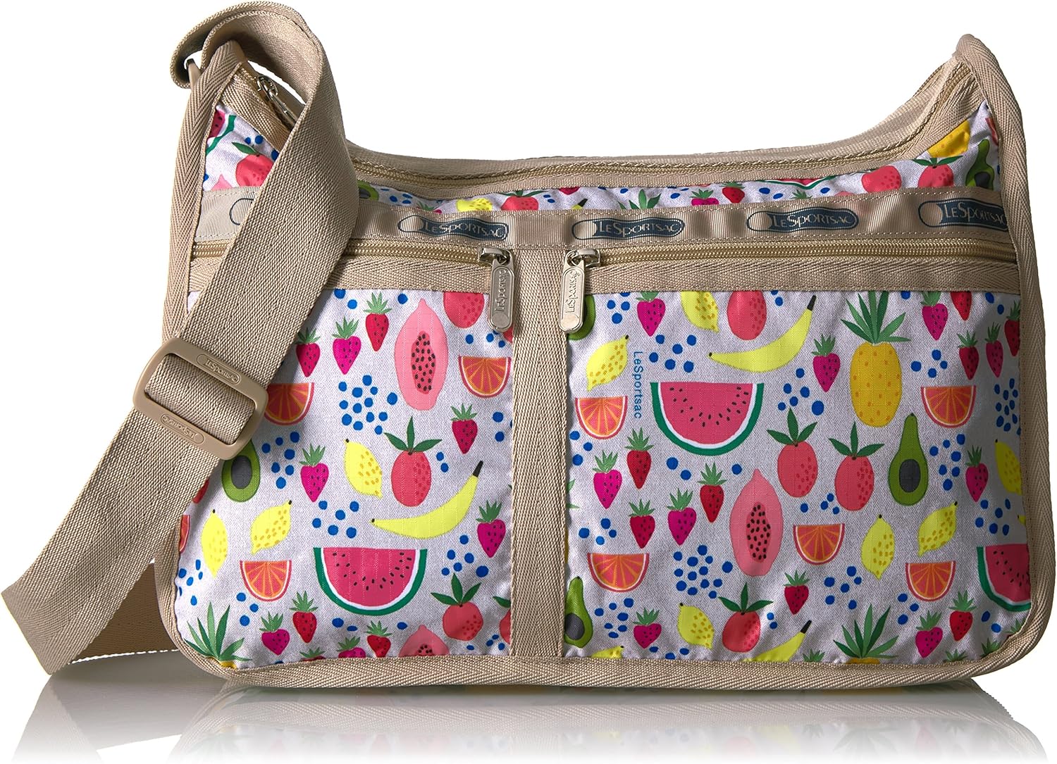 LeSportsac Classic Deluxe Everyday Bag, Summer Fruits Clothing