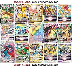 5 Pokemon Card VMAX/VSTAR Bundle - X2 VSTAR - X2
