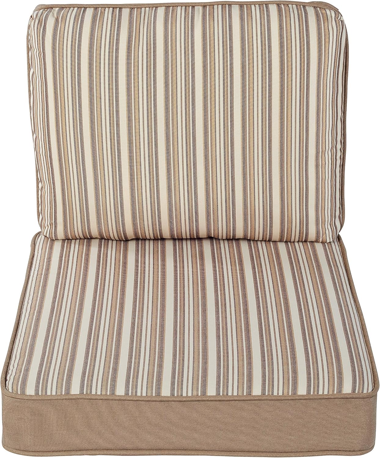 patio chair cushions set of 2 on Red 23 Inch By 26 Inch Pack Of 2 Quality Outdoor Living All Weather Deep Seating Patio Chair Seat And Back Cushion Set Patio Lawn Garden Lounge Chairs