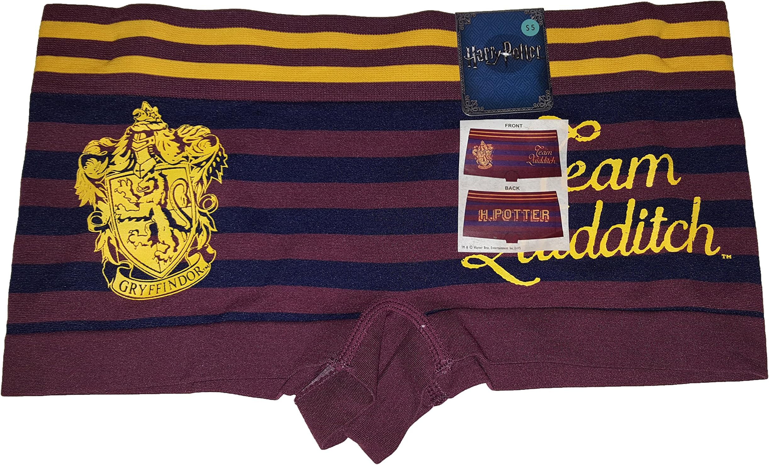 Richard Leeds International Harry Potter Team Quidditch Seamless Boyshort Panties