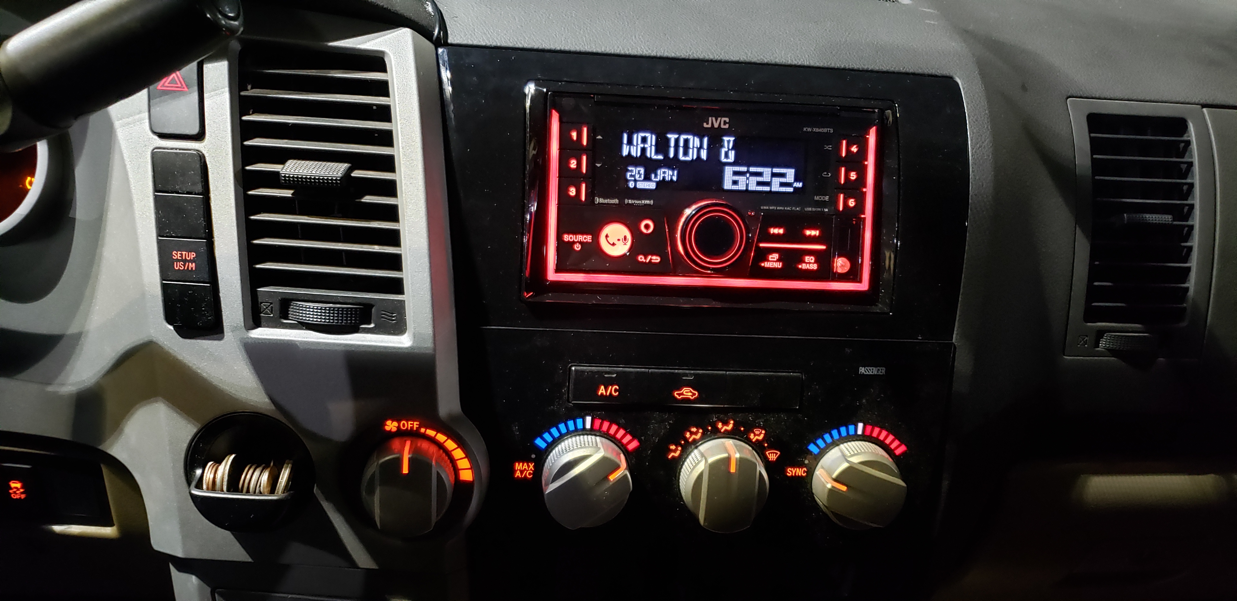25/mo Finance JVC KWX840BTS Bluetooth Car Stereo Receiver with USB