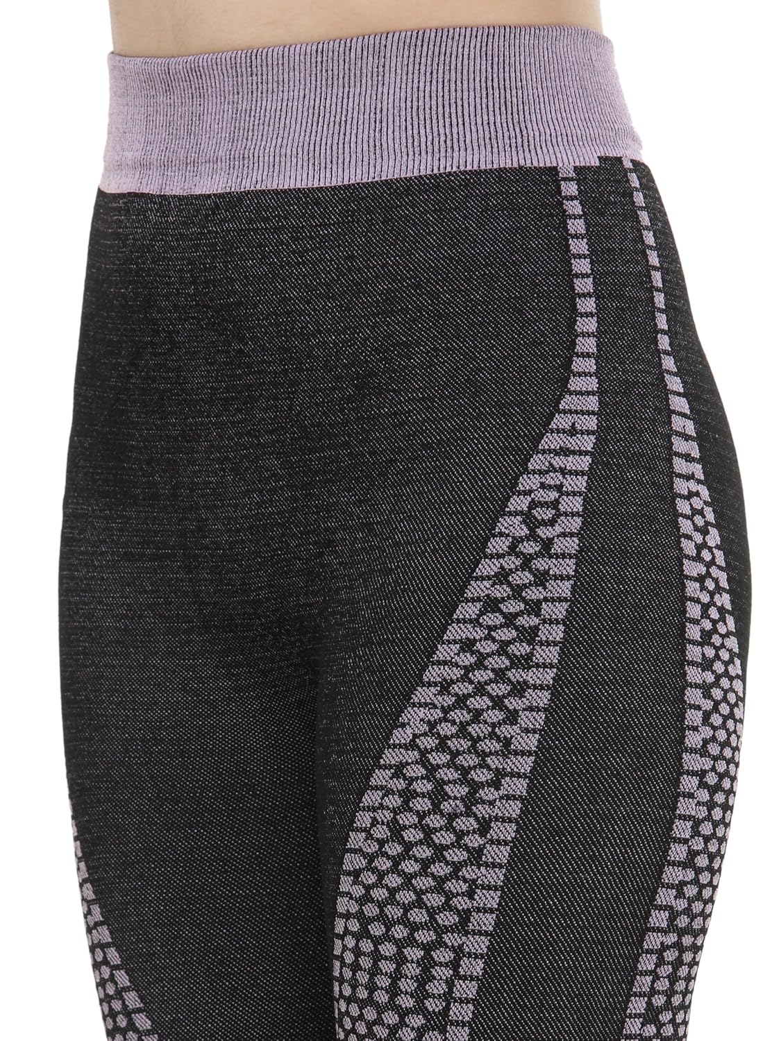 camey women's cotton stretchable yoga pants (lt55_new.peach, black, free size)