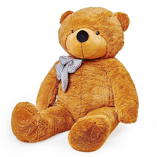 title=Lumaland Peluche XXL marrone 120cm Orso di peluche enorme morbido Orsacchiotto