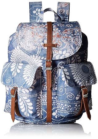 Herschel Dawson Rucksack Damen blau/weiß/braun, OneSize