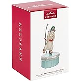 Hallmark Keepsake Christmas Ornament 2023, Skating Snowball and Tuxedo Ornament with Motion, Snowman Gifts
