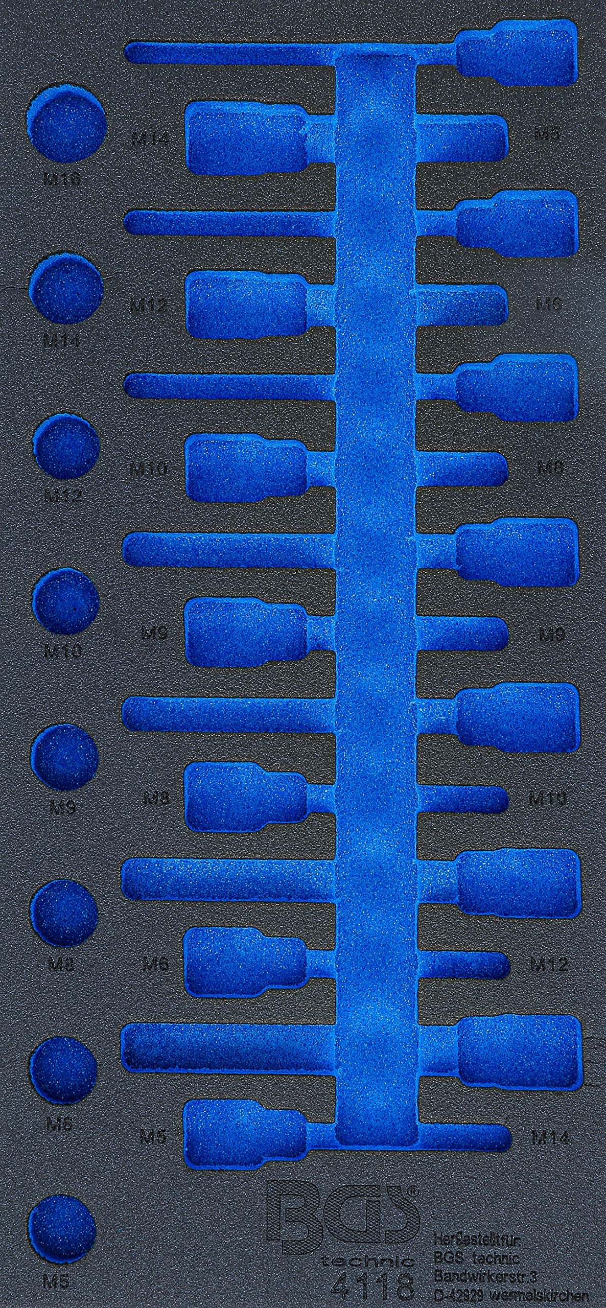 BGS 4118-1 | Tool Tray 1/3 | empty | for BGS 4118