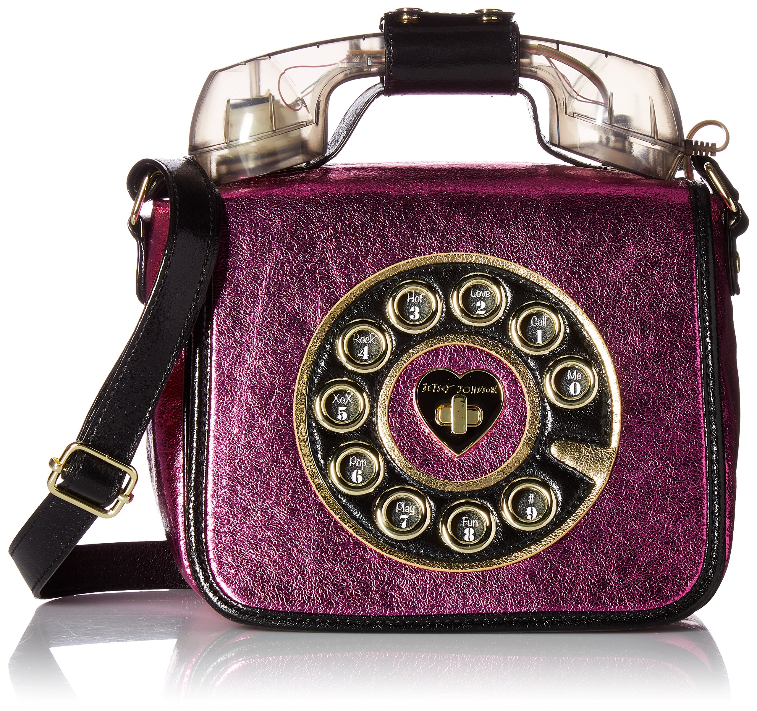 betsey johnson rotary phone purse