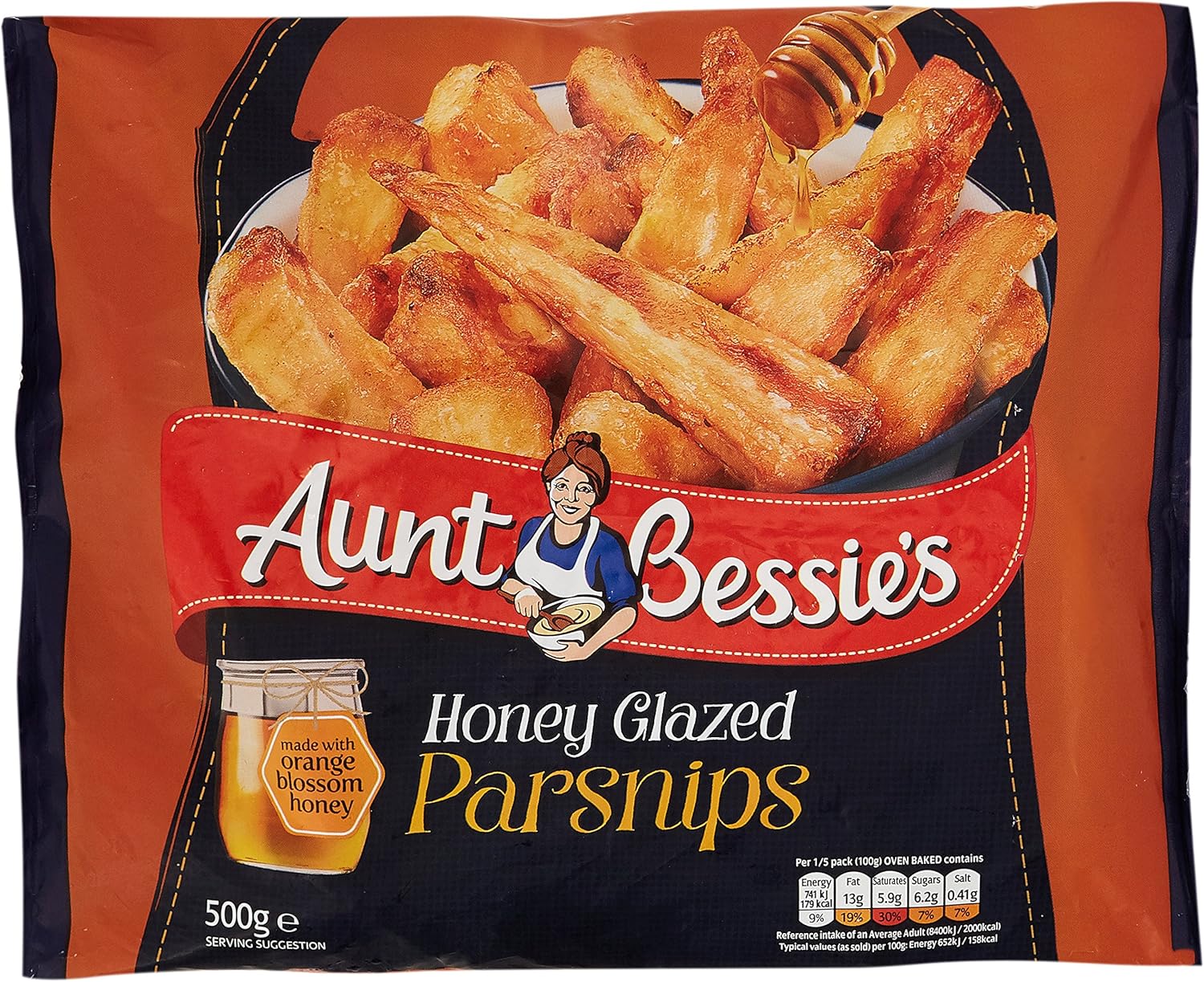 Aunt Bessie's Honey Glazed Roast Parsnips, 500 g (Frozen) Amazon.co.uk