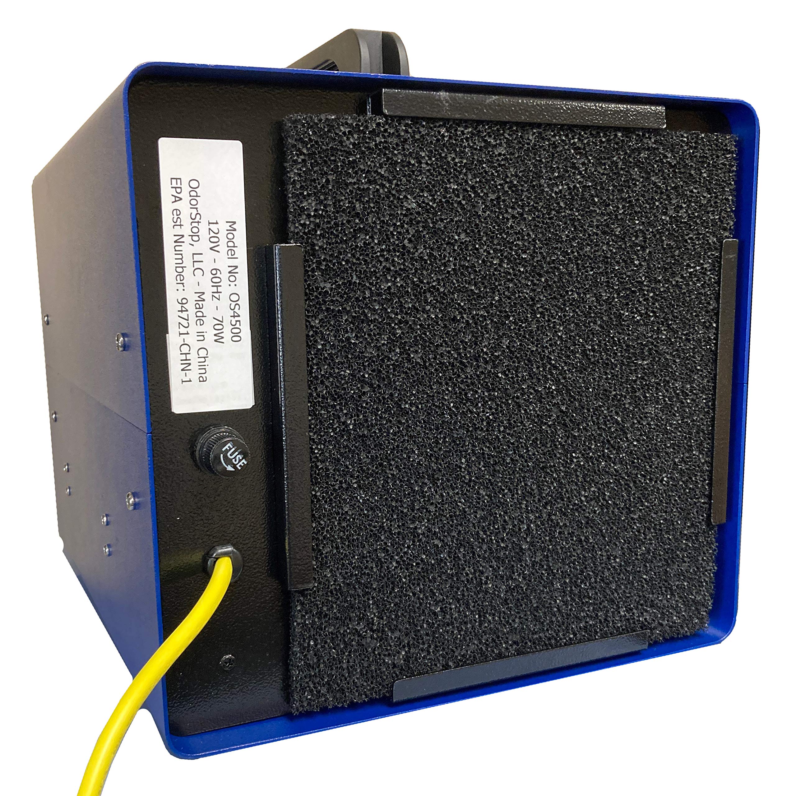OdorStop OS4500UV2 Professional Grade Ozone Generator/UV Air Purifier for Areas of 4500 Square Feet+, For Deodorizing and Purifying Large Spaces Such as Commercial Properties and Gyms