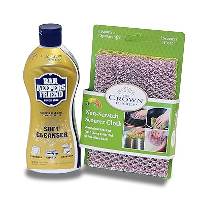 Nettoyant et poli pour ustensiles de cuisine de qualité supérieure Bar Keepers Friend