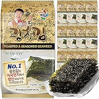 KIMNORI Kwangcheonkim Seasoned Seaweed Snacks – 12 Individual Packs Sheets Premium Natural Roasted Laver Nori 4g 0.14…