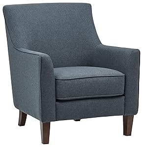Stone & Beam Cheyanne Modern Accent Chair, Denim