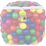Click N' Play Value Pack of 400 Phthalate Free BPA Free Crush Proof Plastic Ball, Pit Balls - 6 Bright Colors in Reusable and Durable Storage Mesh Bag with Zipper