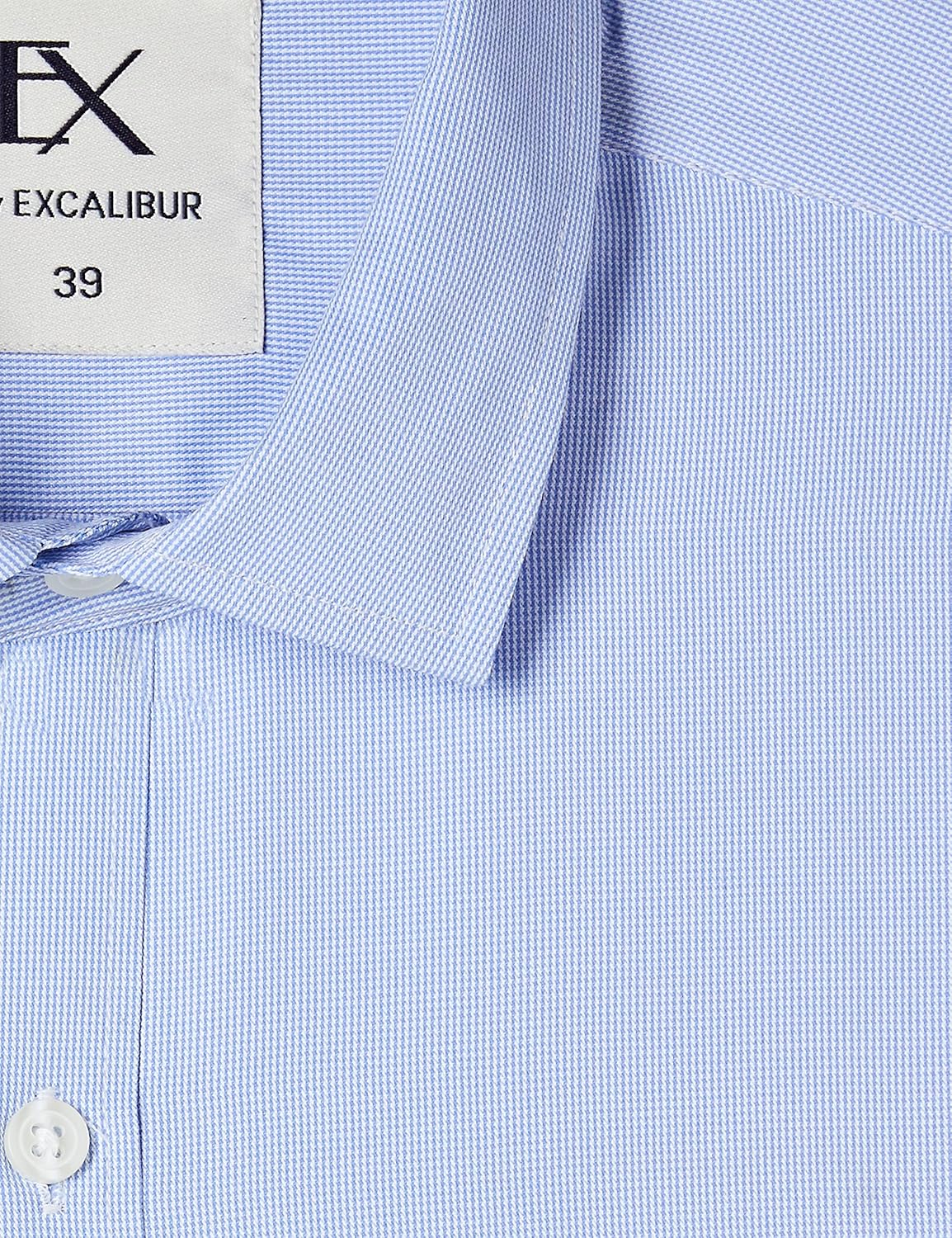 ex by excalibur men's solid regular fit formal shirt (pack of 2)