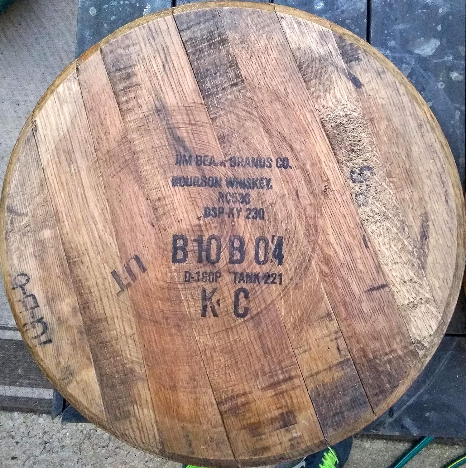 Best Wine Barrel Head Bar Cabinet