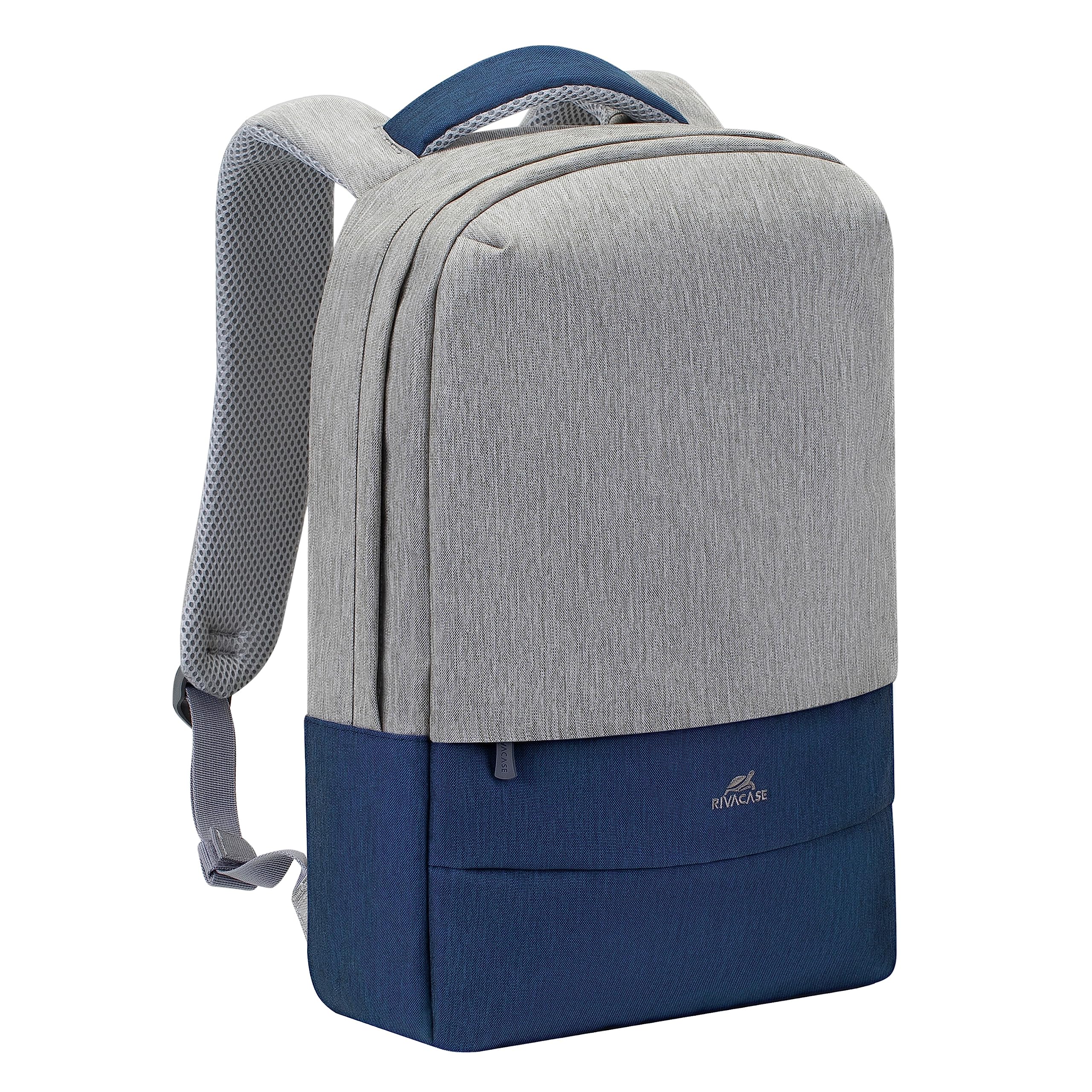 RIVACASE 7562 Laptop Backpack 15.6" - USB Charging Port - Anti-Theft Protection - Water-Repellent Notebook Daypack for Business College School Men and Women