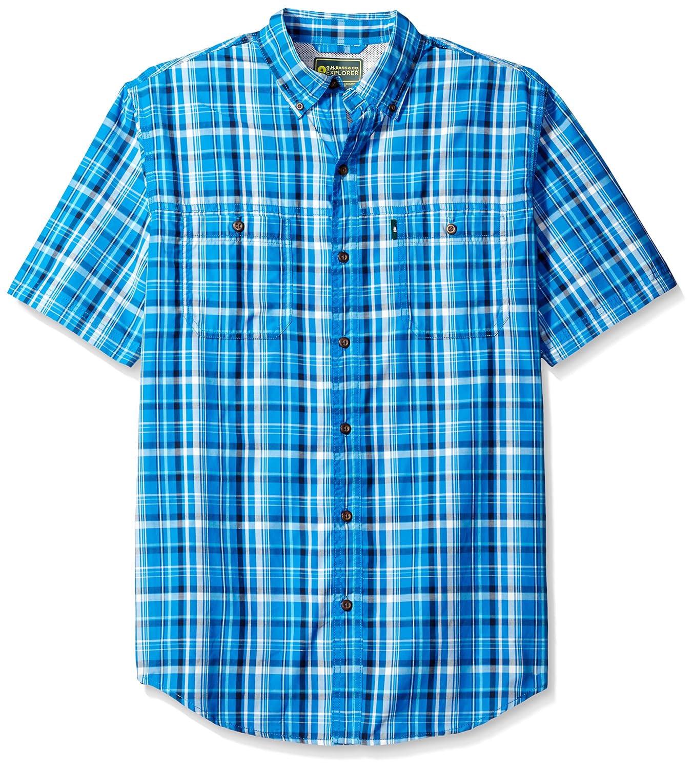 G H Mens Explorer Fancy Short Sleeve Plaid Shirt Arrow Men S Tops 5279503 Bass Co Outdoor Clothing Button Down Shirts