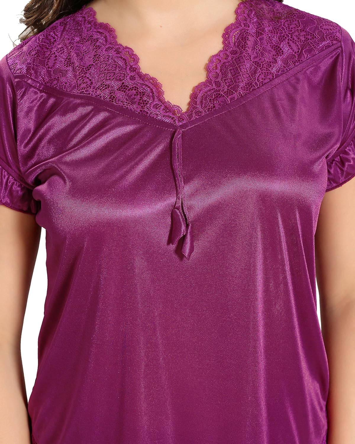 av2 women's satin night dress