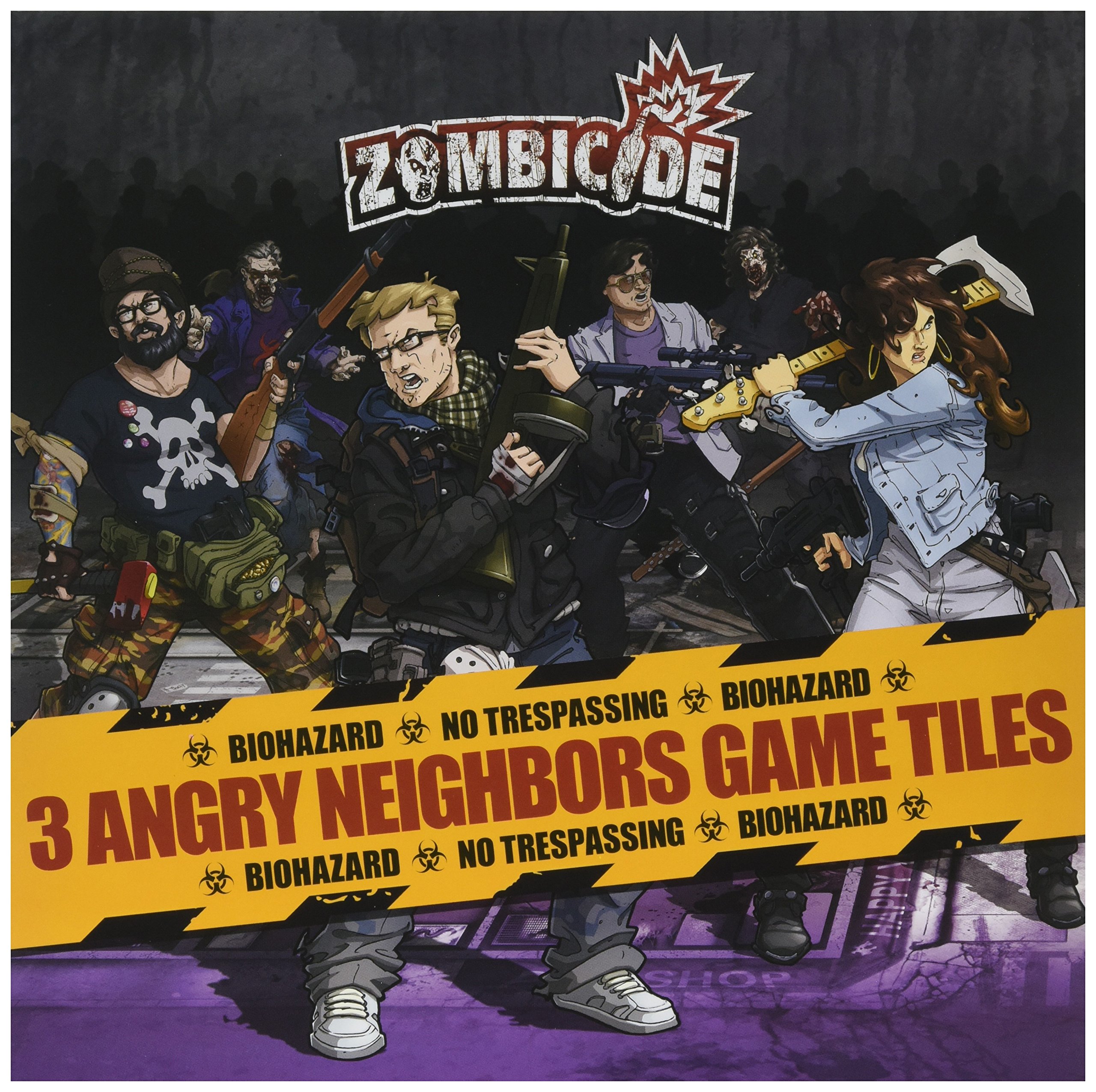 Guillotine Games Zombicide Angry Neighbours Tiles Pack