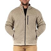 Smith's Workwear mens Sherpa Lined Sweater Fleece JacketJacket