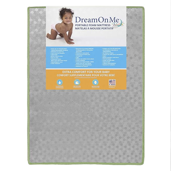 dream on me foam pack n play mattress