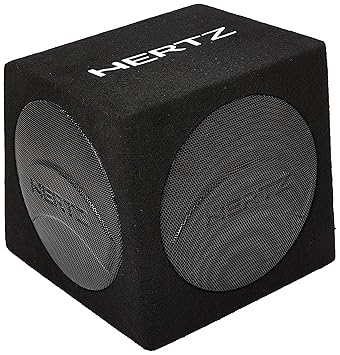 hertz woofer with amplifier for car
