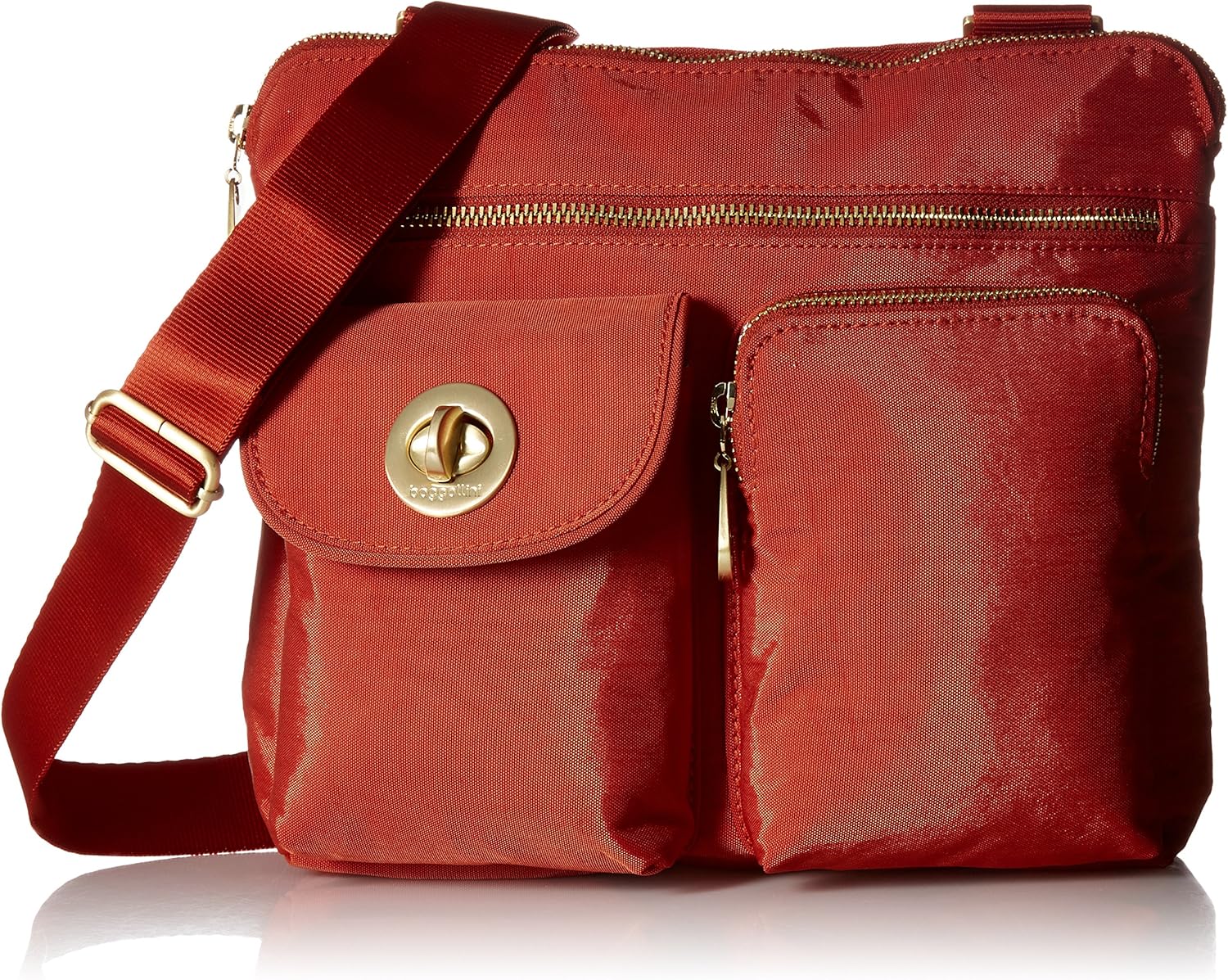 Baggallini Women's Melbourne Crossbody Bag, Gold Hardware