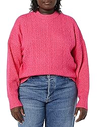 Amazon Essentials Women's Soft-Touch Modern Cable
