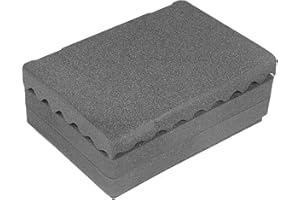 CVPKG Pelican 1520 Upgraded 4 piece foam set. Includes 2 middle pluck pieces, 1 convoluted lid foam, 1 bottom pad