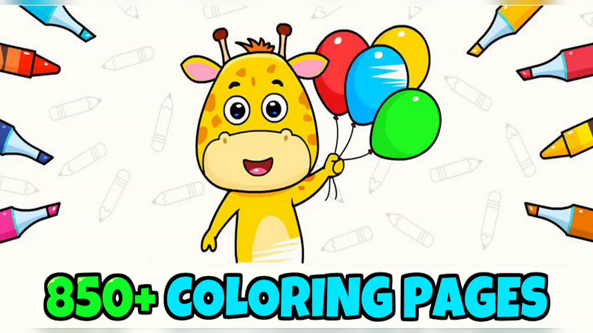 Coloring Games for Kids and Drawing Book for Toddlers - App on Amazon ...