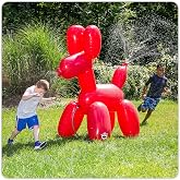 Giant Inflatable Balloon Dog Sprinkler, Fun Summer Backyard Water Game &amp; Splash Toy for Kids, 6 Feet Tall