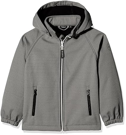 NAME IT Jungen Jacke NITALFA Softshell Jacket HB Grey MZ FO Grau (Frost Gray) 110