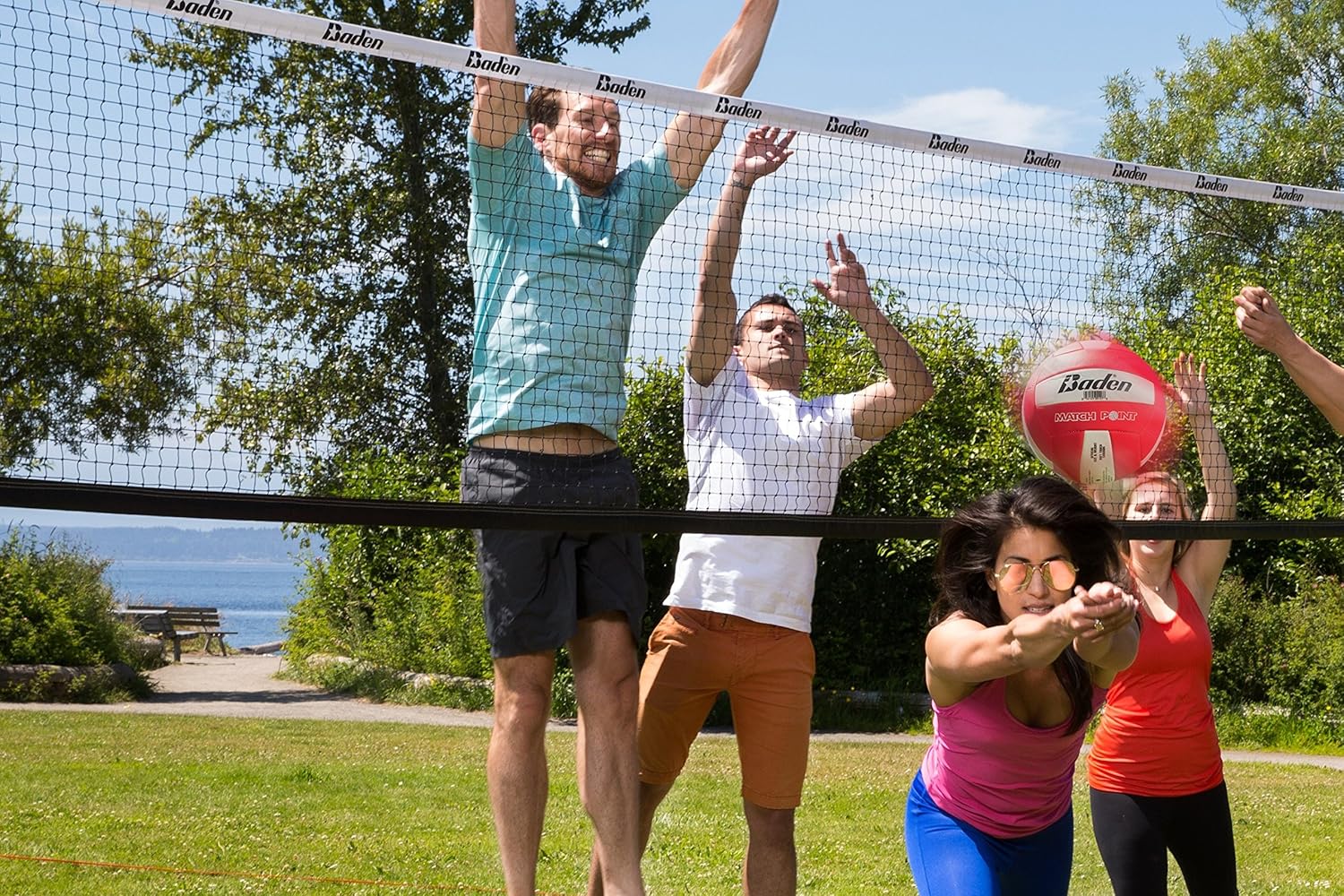 Baden Champions Volleyball Badminton Combo Set : Sports & Outdoors