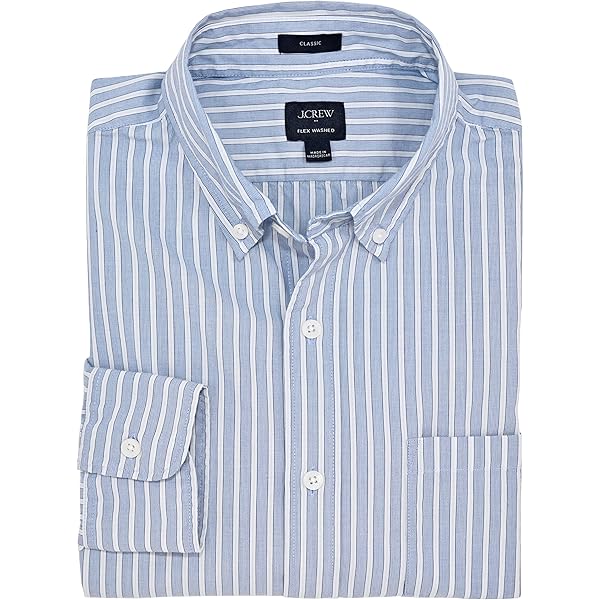 Amazon.com: J.Crew Men's Long Sleeve Organic Cotton Button-Down