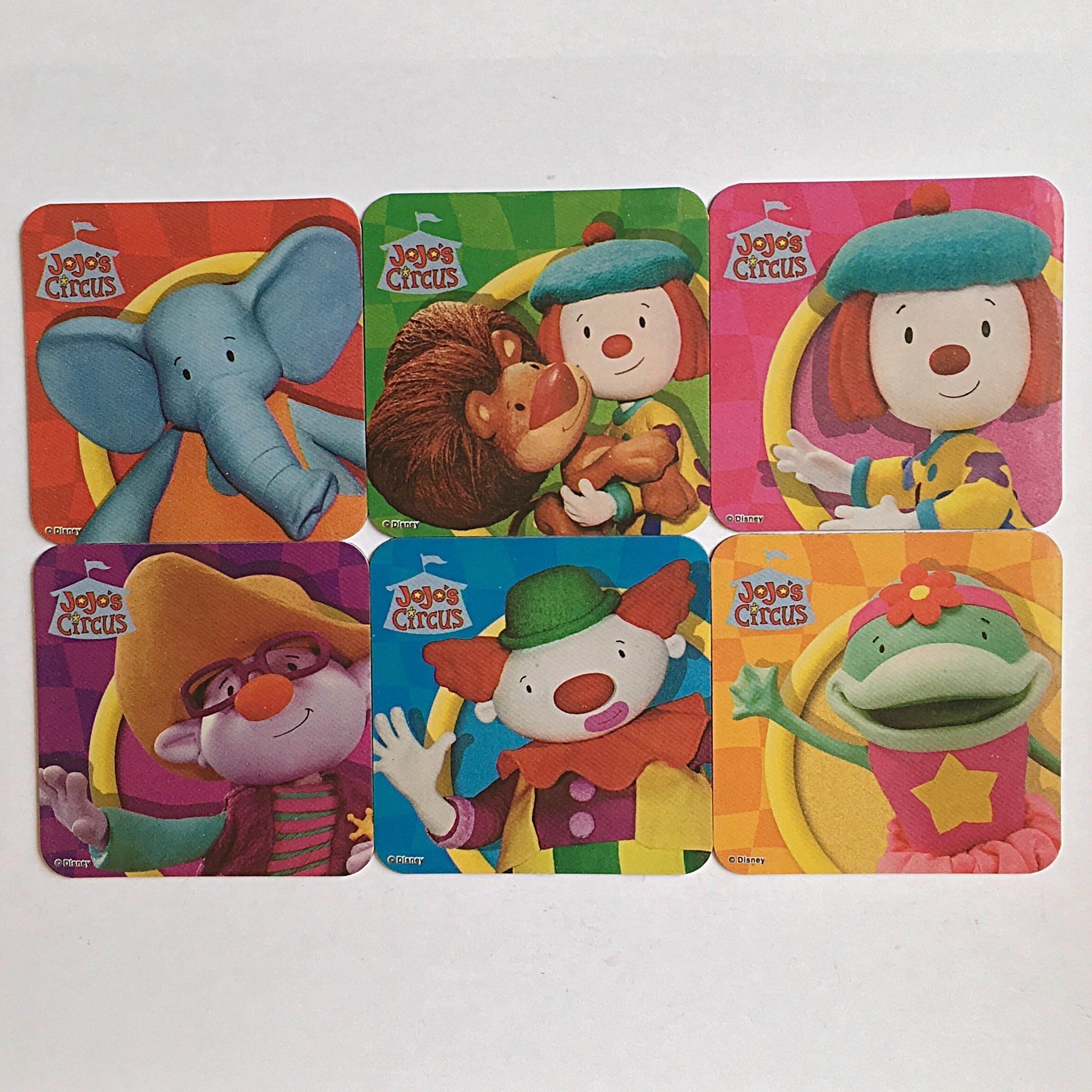 JoJo's Circus Refrigerator Magnets 6 Playhouse Disney Junior Fridge Party Favors