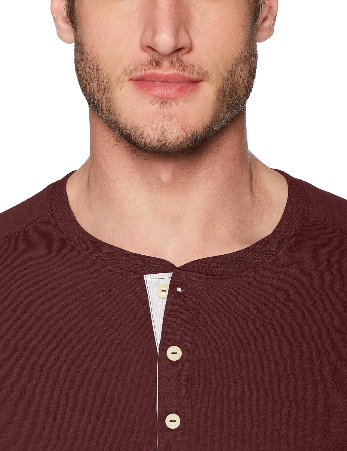  Brand - Goodthreads Men's Short-Sleeve Lightweight Slub Henley: Clothing