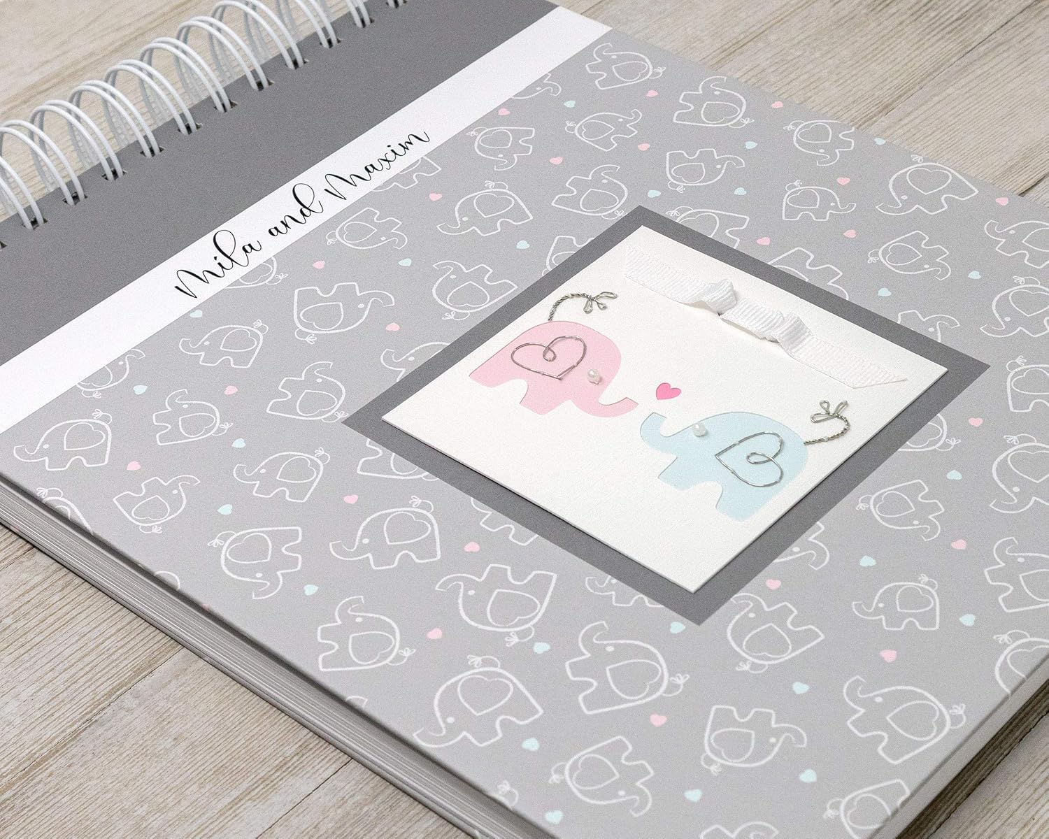 twin baby memory book