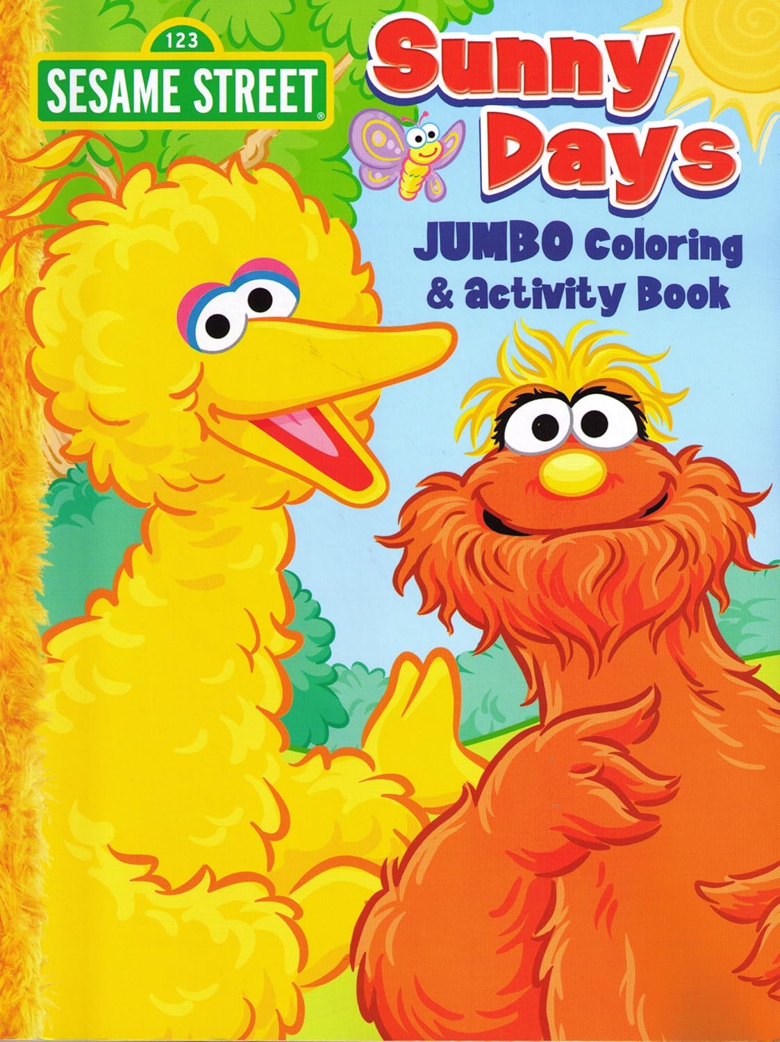 Amazon.com: Sesame Street Jumbo Coloring Book - Sunny Days: Kitchen