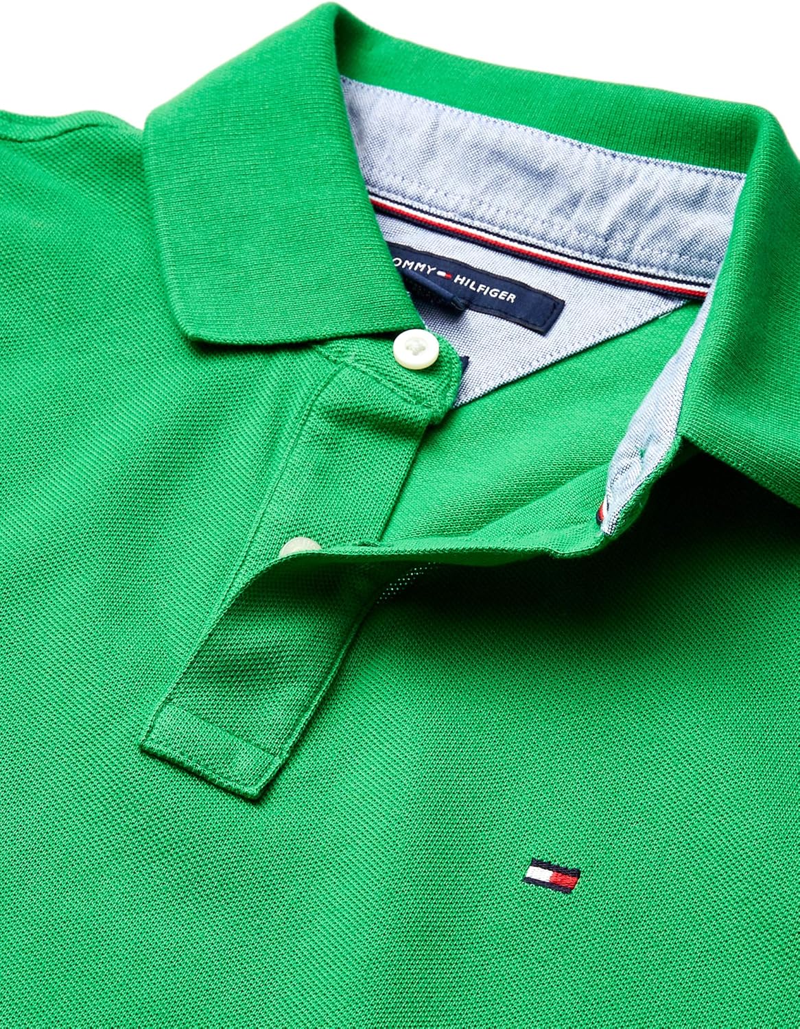 Tommy Hilfiger Men's Short Sleeve Polo Shirt in Custom Fit at  Men’s Clothing store