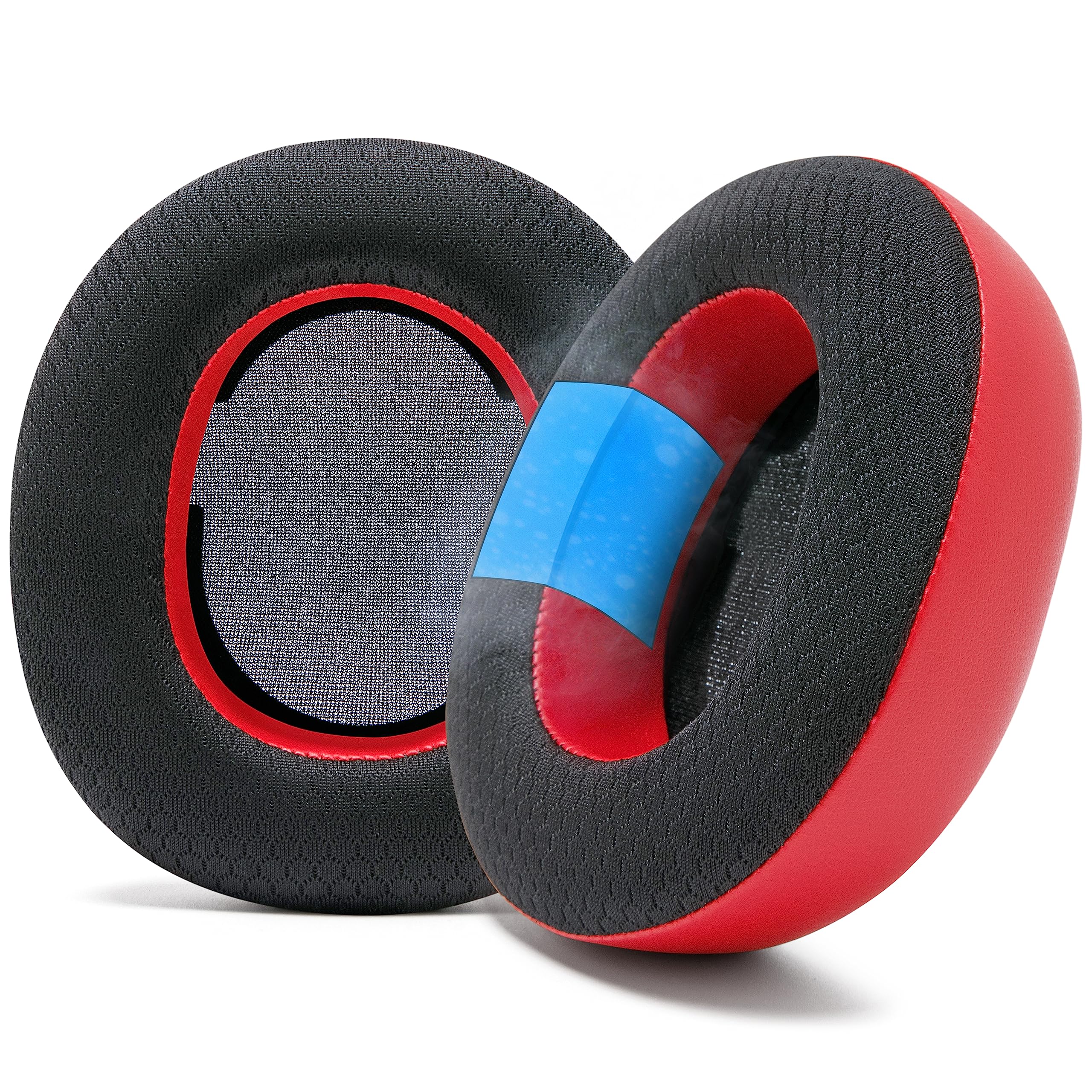 WC Freeze Nova Pro Wireless - Cooling Gel Earpads for Arctis Nova Pro Wireless & Nova Elite (Doesn’t Fit Other Models), by Wicked Cushions, Extra Thick & Comfortable | Red — image 1