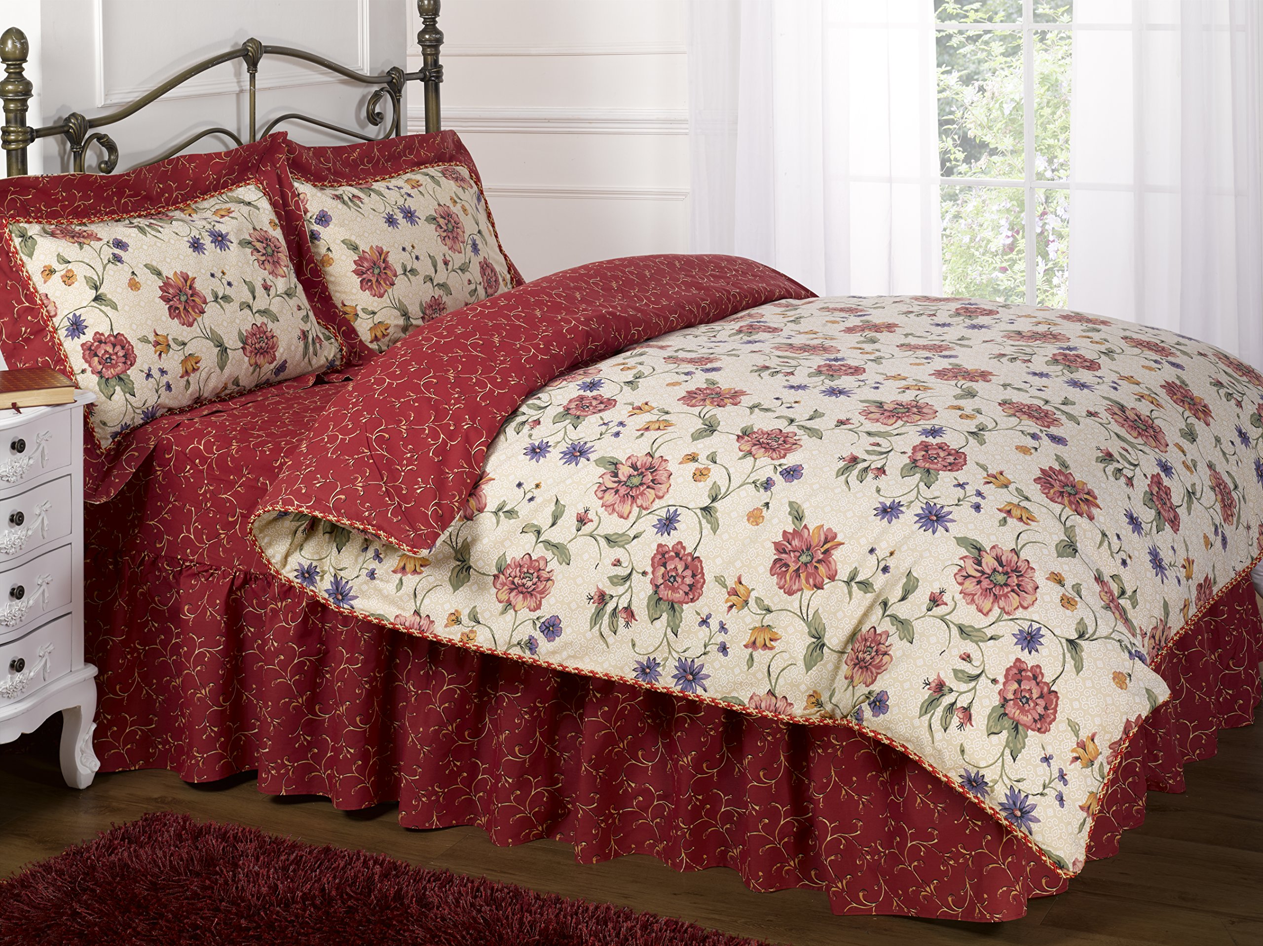 Rapport Home Banbury Duvet Set, King, Polyester-Cotton, Multi-Colour
