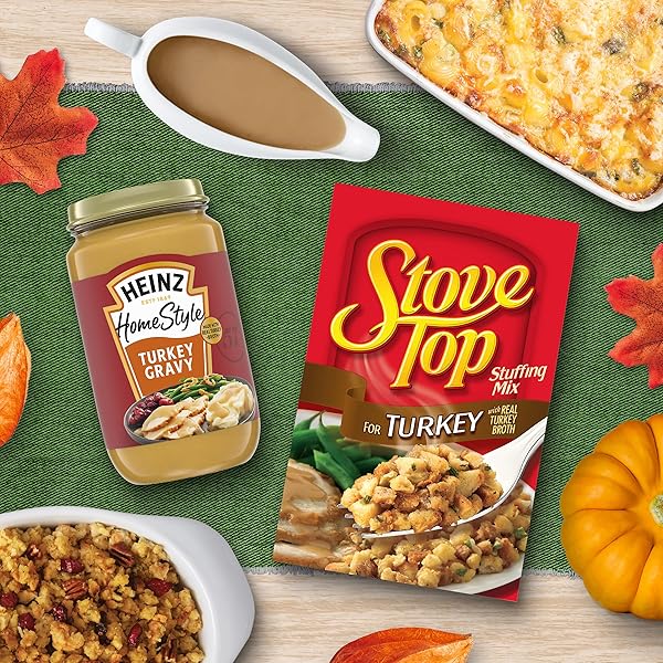 STOVE TOP STUFFING MIX FOR TURKEY, 6 OZ BOX