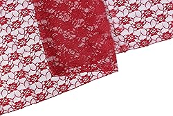 MDS Pack of 100 Yard Bridal Solid Raschel Lace