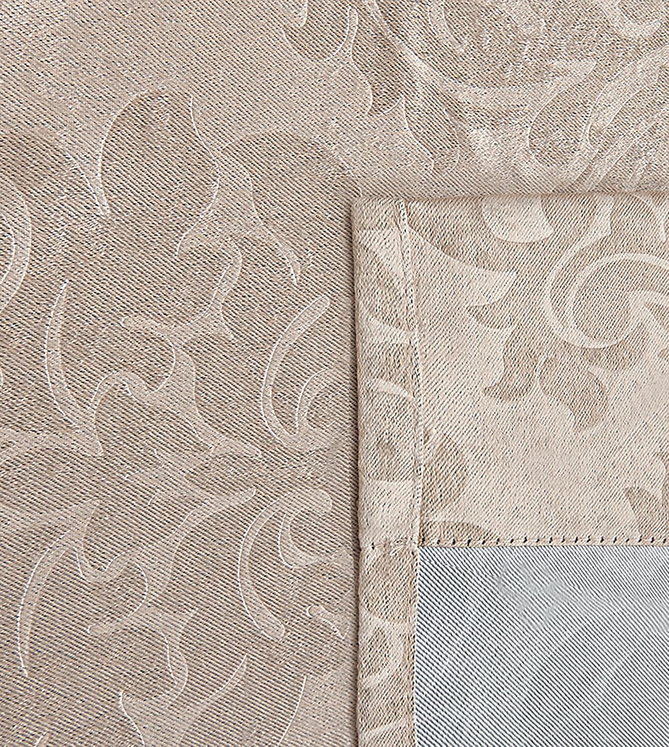 AsaTex Loretta - 1 Embossed Patio Extra Wide Curtain Panel with 16 Grommets - Thermal Weaved Blackout - Noise Reduction Fabric - Ideal for Sliding and Patio Doors (Patio 102 W x 84, Charcoal)