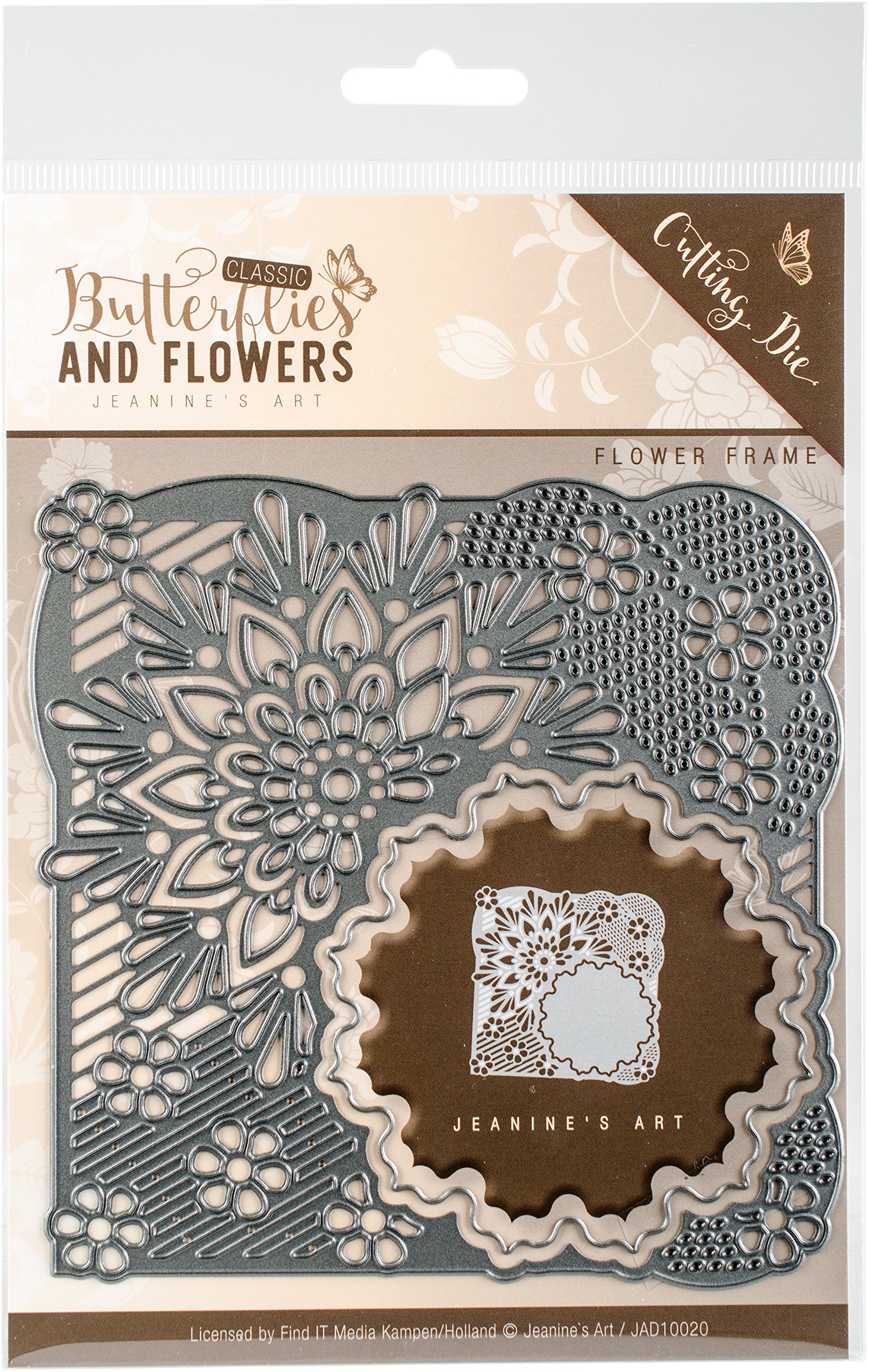 Find It Trading Jeanine's Art Classic Butterflies & Flowers Die, Multi-Colour, 18.8 x 13.46 x 0.08 cm