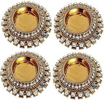 Bombay Haat Metal Tealight Candle Holders Diwali Diya for Home Decoration | Diwali Gift Items for Home Décor | Balcony Decoration Items | Diwali Decoration Items for Home (4)