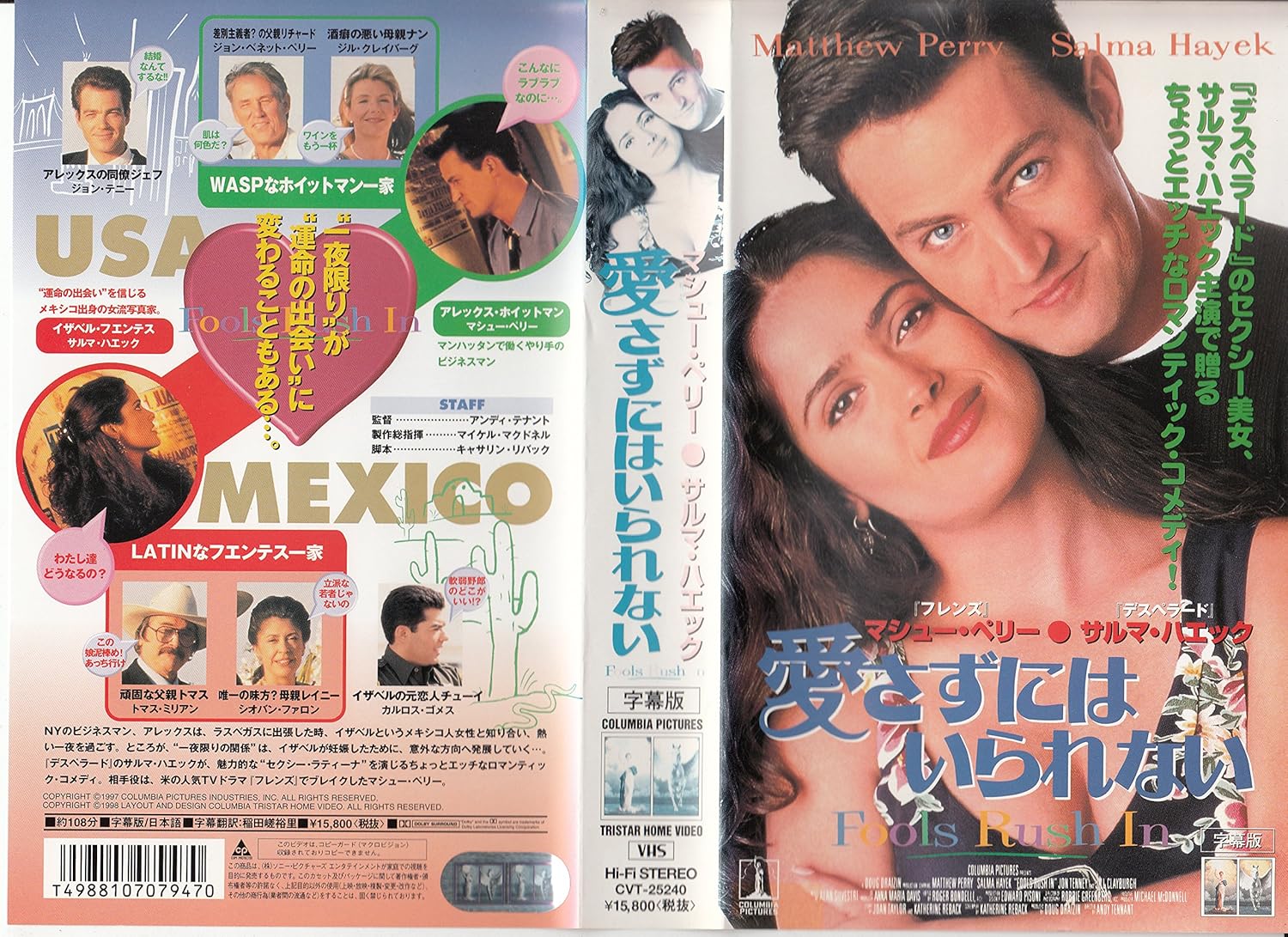 Amazon Co Jp 愛さずにはいられない 字幕版 Vhs マシュー ウイルソン サルマ ハエック アンディ テナント マシュー ウイルソン ビデオ