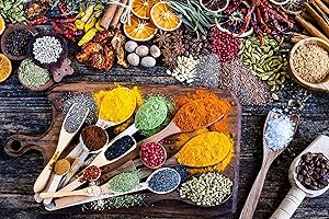 Jigsaw Puzzles for Adults 1000 Piece – Family Fun Game of Colorful Spices and Herbs – Connexio Puzzles Spice of Life