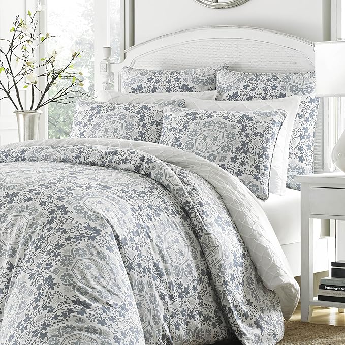 Stone Cottage Caldecott Comforter Set, Queen, Blue Home