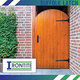 IRONTITE Suffolk Gate Latch for Wooden Gates Black Epoxy Finish Heavy Duty view 6